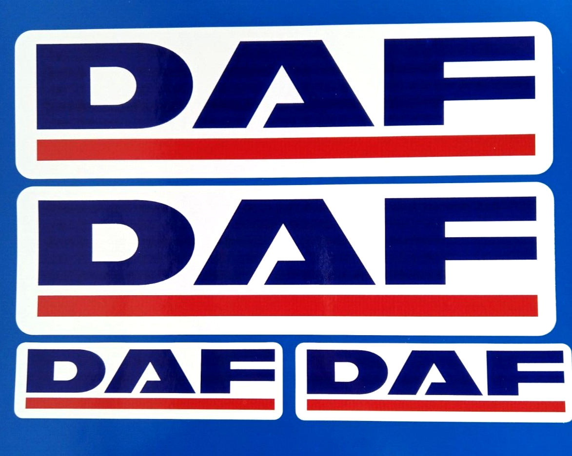 DAF HGV Truck Cab Lorry Decal Vinyl Stickers set