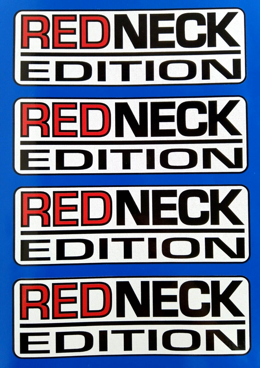 Red Neck Edition Pick Up Truck Decal Vinyl Stickers