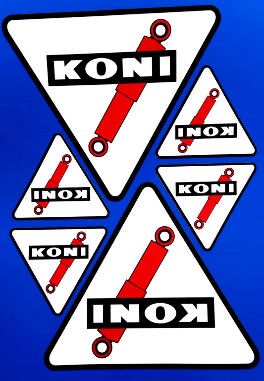 Koni Shock Absorber Decal Vinyl Stickers Motorsport Rally Workshop