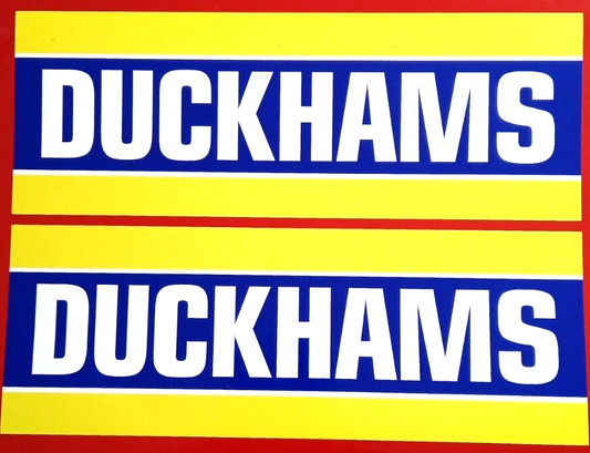 Duckhams Oil Decal Vinyl Stickers Motorsport Motorcycle
