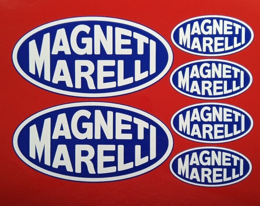 Magneti Marelli Rally Motorsport Decal Vinyl Stickers