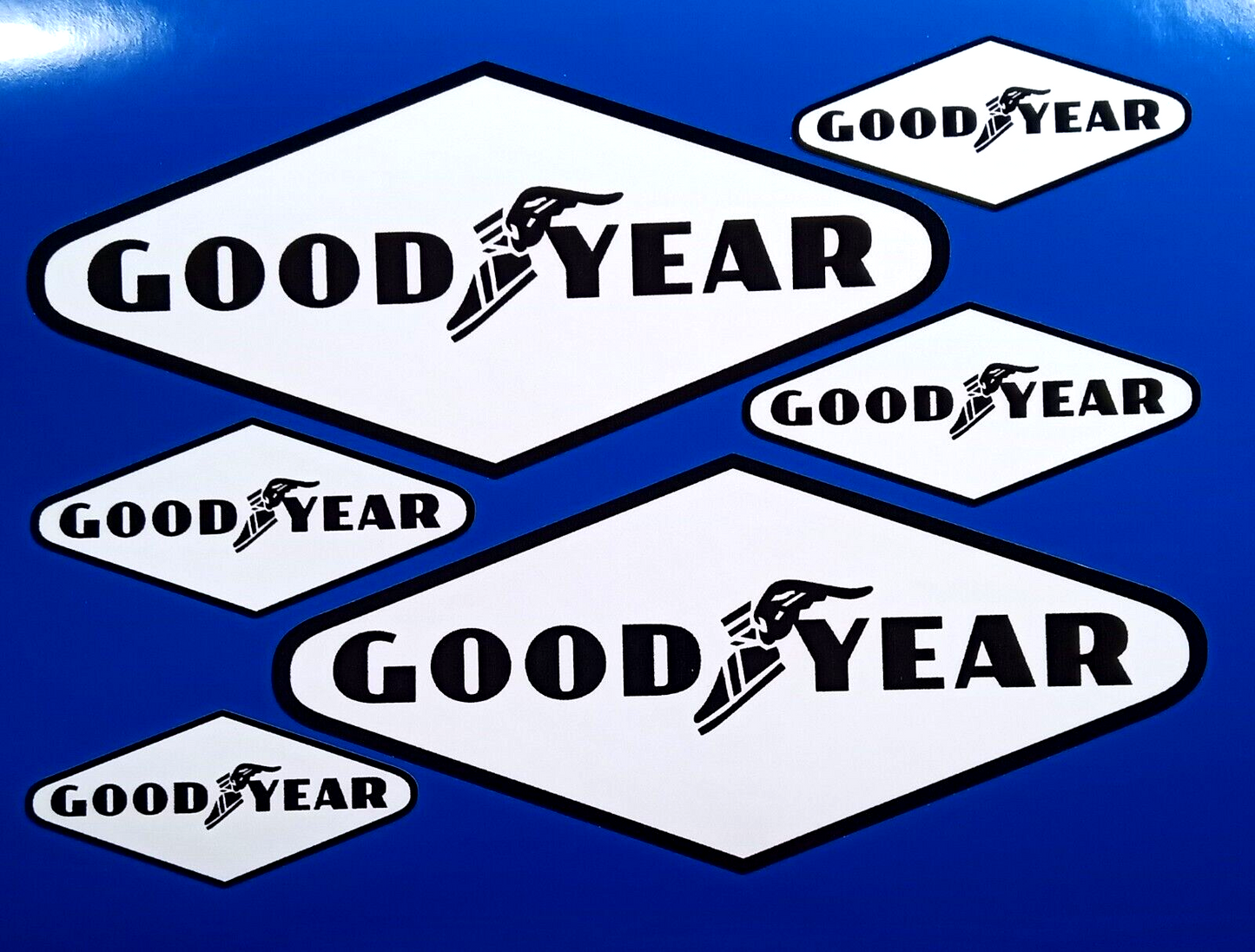 Goodyear Tyres Truck Car Motorsport Decal Vinyl Stickers set