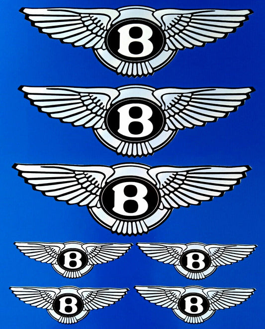 Bentley Emblem Car Decal Vinyl Stickers Super Quality 3d Effect