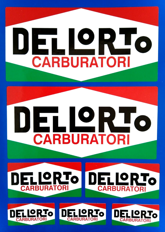 Dellorto Carburatori Scooter Motorsport Decal Vinyl Stickers
