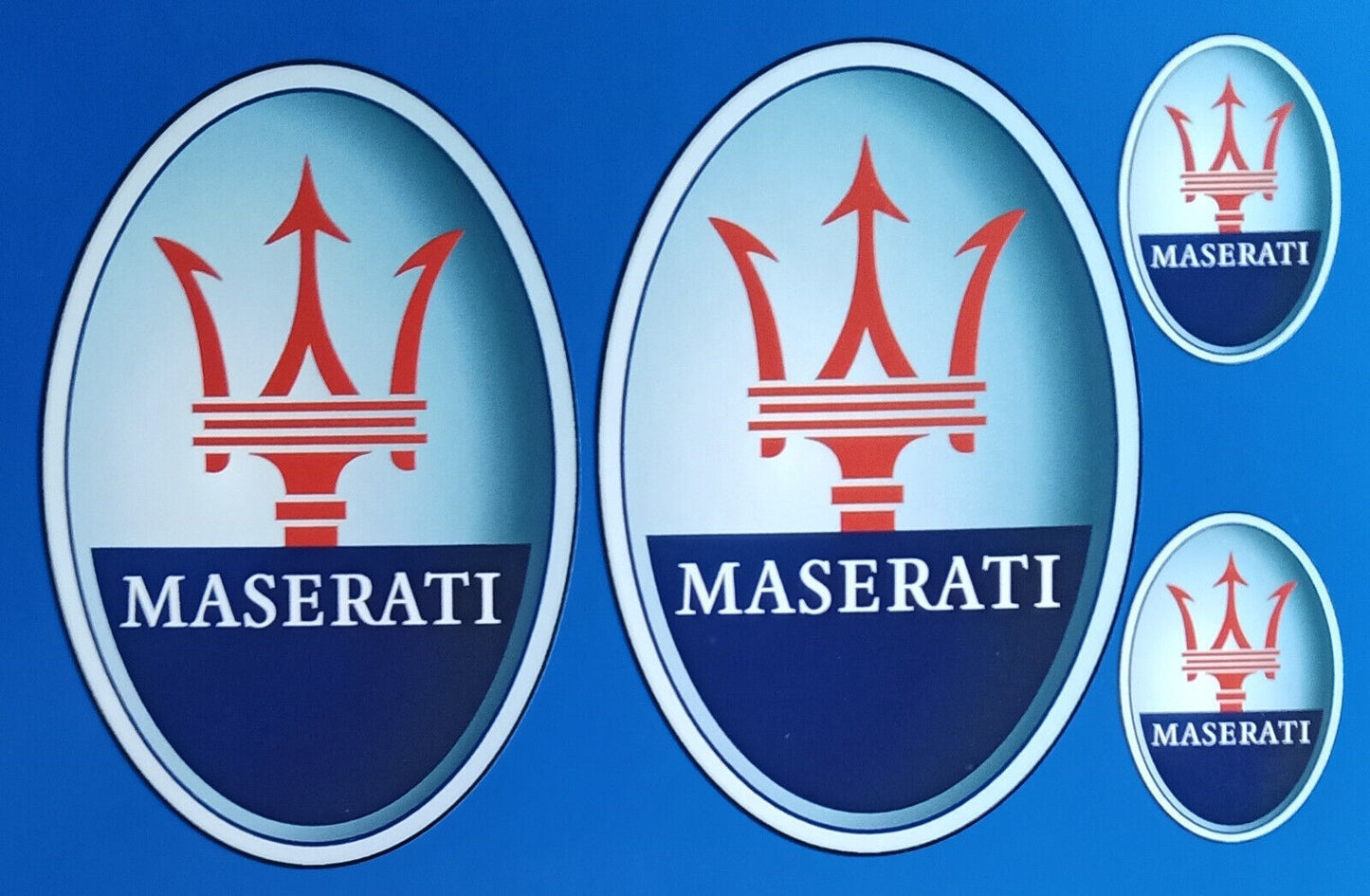 Maserati Motorsport Le Mans F1 Supercar Decal Vinyl Sticker set