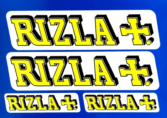 Rizzla +  Racing Rally F1 Vinyl Stickers 200mm
