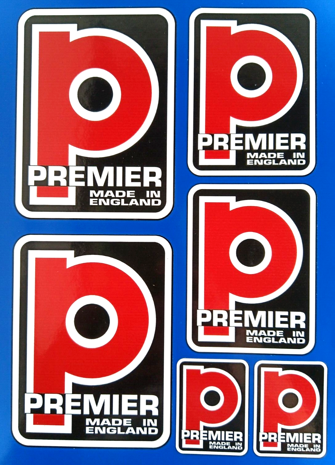 Premier Drums Decal Vinyl Stickers Percussion Band set