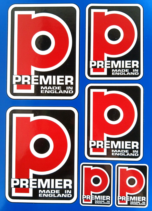 Premier Drums Decal Vinyl Stickers Percussion Band