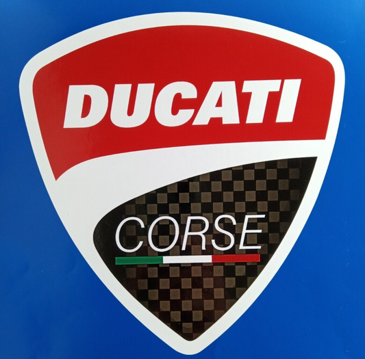Ducati Corse Vinyl Stickers Monster Multistrada Diavel 200mm
