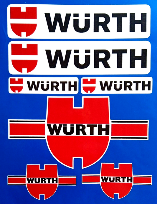 Wurth Decal Vinyl Stickers Construction Industry Supplier