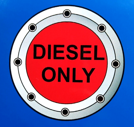 Fuel Filler Cap Flap ‘Diesel Only ‘ Decal Vinyl Sticker