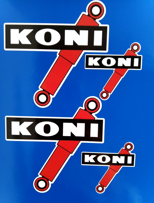 Koni Shock Absorber Decal Vinyl Sticker Motorsport Rally Workshop