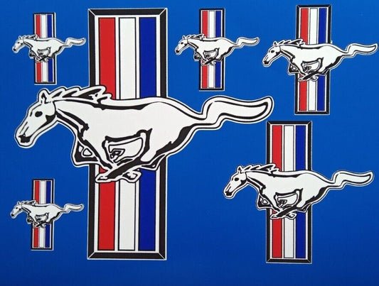 Ford Mustang Horse Motorsport Decal Vinyl Stickers