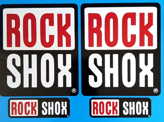 Rock Shox Fork Fox Stickers Decals Mountain Bike Down Hill Mtb Set