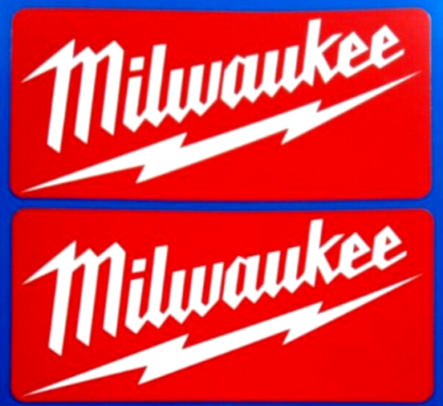Milwaukee Tools Vinyl Stickers Toolbox Workshop 200mm