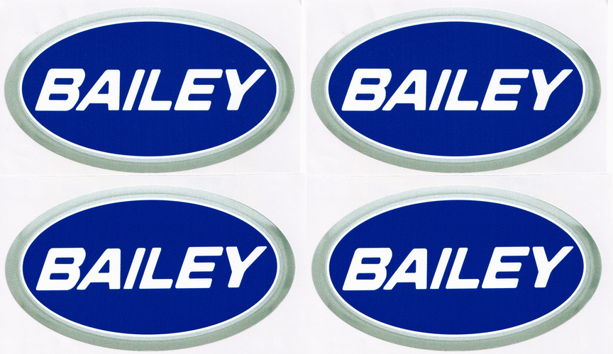 140MM Bailey Caravan Motorhome Camping Decal Vinyl Stickers set