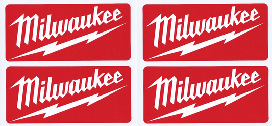 Milwaukee Tools Vinyl Stickers Toolbox Workshop 4X...200mm