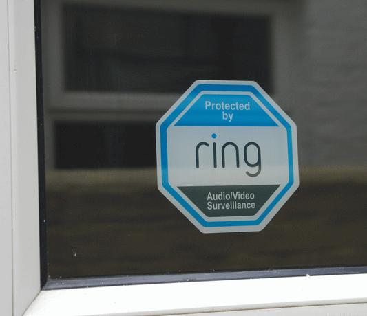 Ring Alarm / Doorbell Reverse Printed 100mm