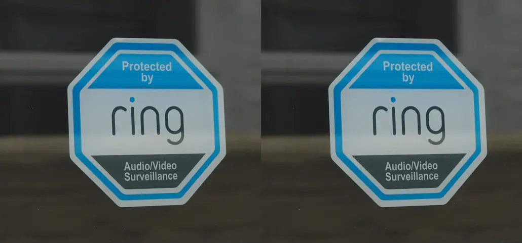 Ring Alarm / Doorbell Reverse Printed 100mm