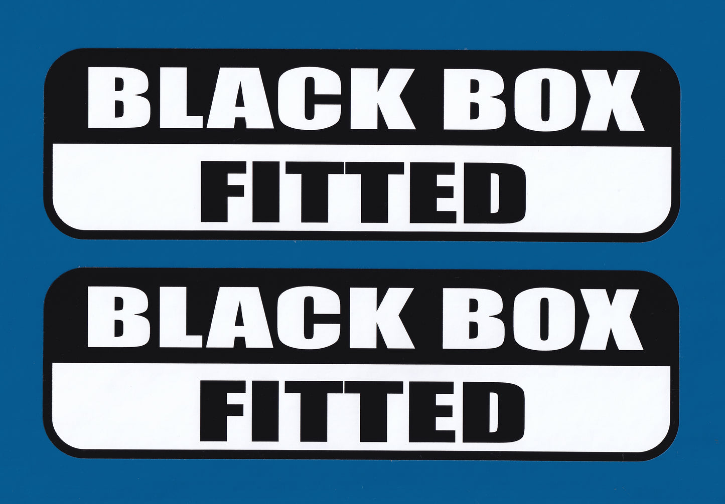 Black Box Fitted Sticker 200mm