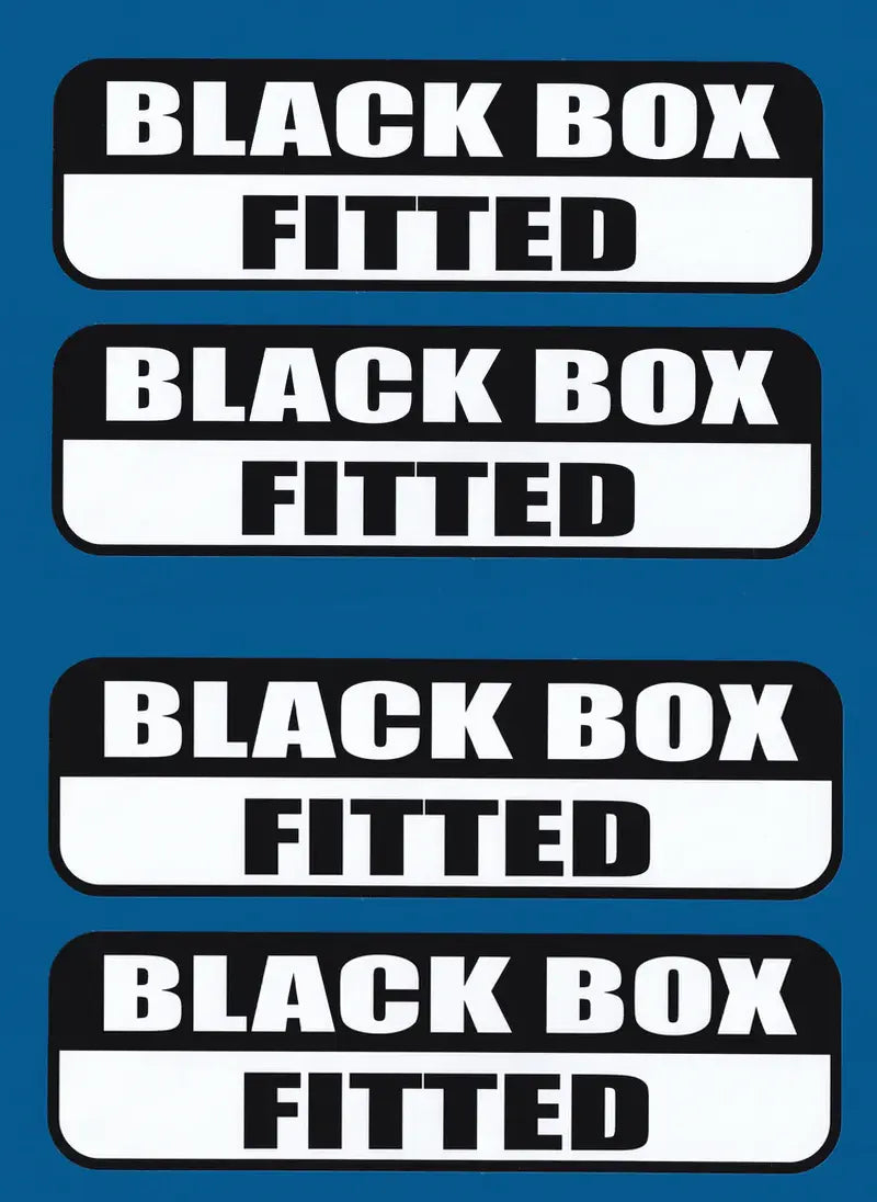 Black Box Fitted Sticker 200mm