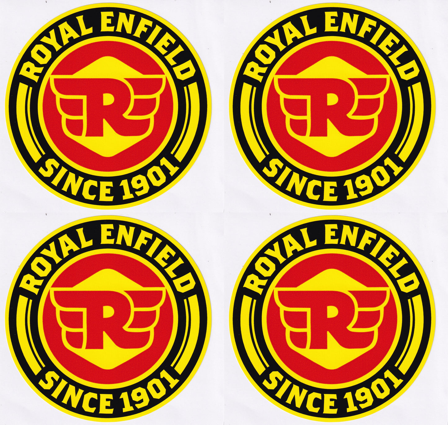 Royal Enfield Since 1901 Motorcycle Vinyl Stickers 100mm