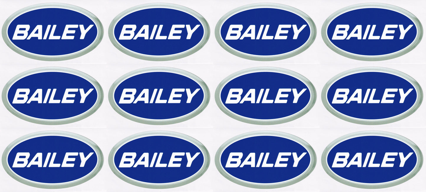 70MM Bailey Caravan Motorhome Camping Decal Vinyl Stickers set