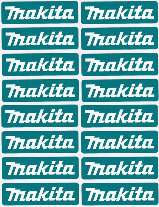 Makita power tools workshop toolbox garage decal vinyl stickers 70mm
