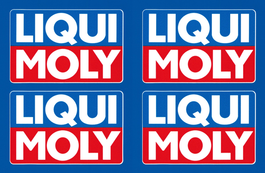 LIQUI MOLY oils engine treatment motorsport petroleum vinyl stickers 150mm