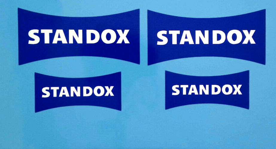 Standox Spray Gun Paint Booth Workshop Vinyl Stickers