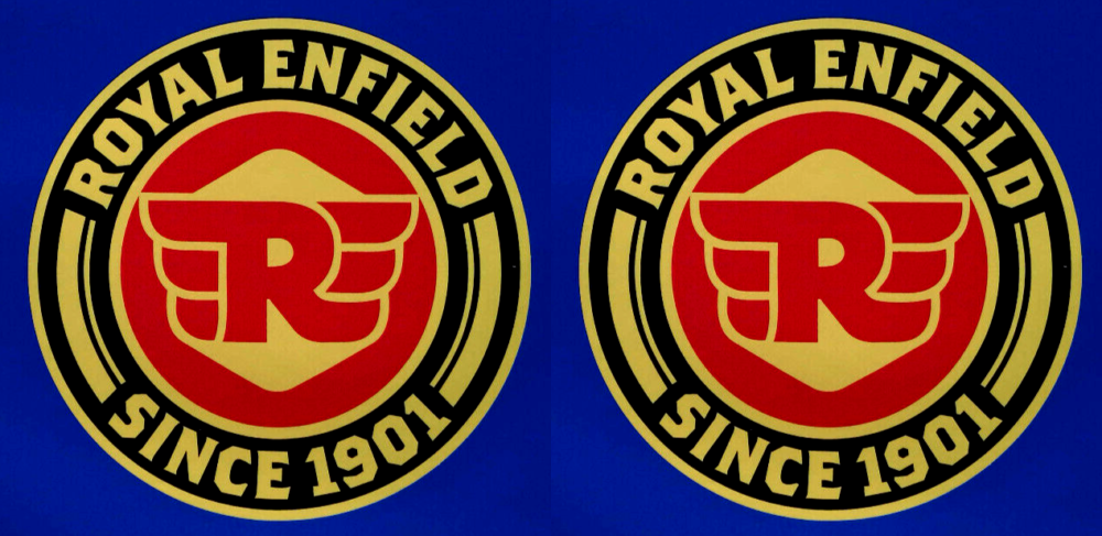 Royal Enfield Since 1901 Motorcycle Vinyl Stickers 200mm