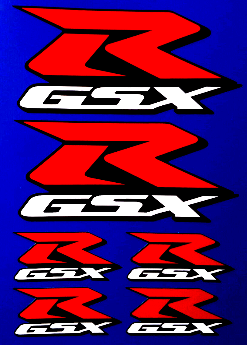 Suzuki Gsx-R Superbike Motorcycle Decal Vinyl Stickers