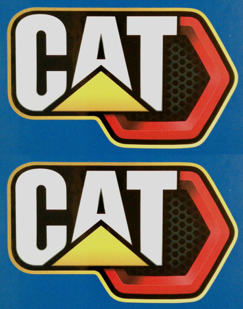 Cat Caterpillar Heavy Plant Machinery Vinyl Stickers