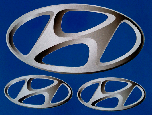 Hyundai Car Motorsport Vinyl Stickers 3d