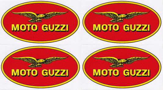 Moto Guzzi eagle classic motorcycle motorbike vinyl stickers 140mm