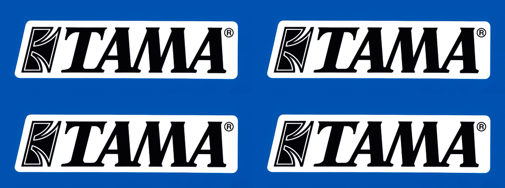 Tama drums musician vinyl stickers 150mm