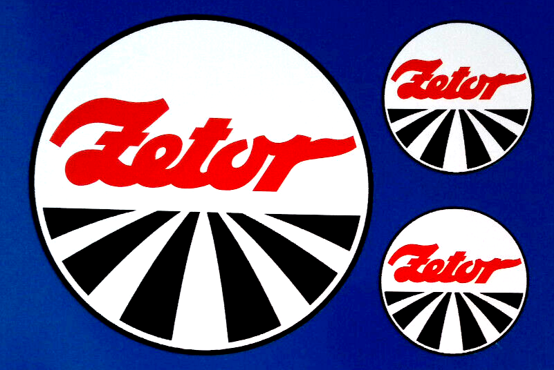 Zetor Tractor Vinyl Stickers X3 Farming Harvester