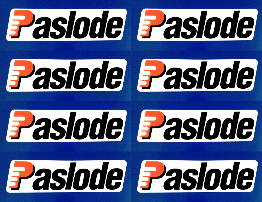 Paslode Tools Nail Gun Garage Workshop Vinyl Stickers 150mm