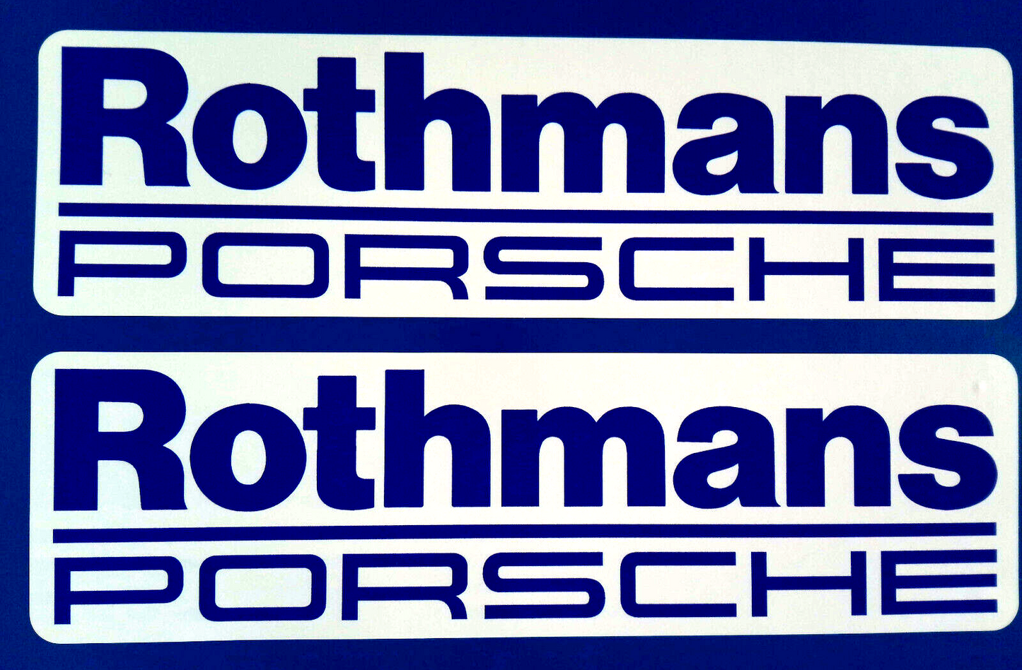 Rothmans Porsche Racing Car Rally Motorsport Vinyl Stickers 300mm