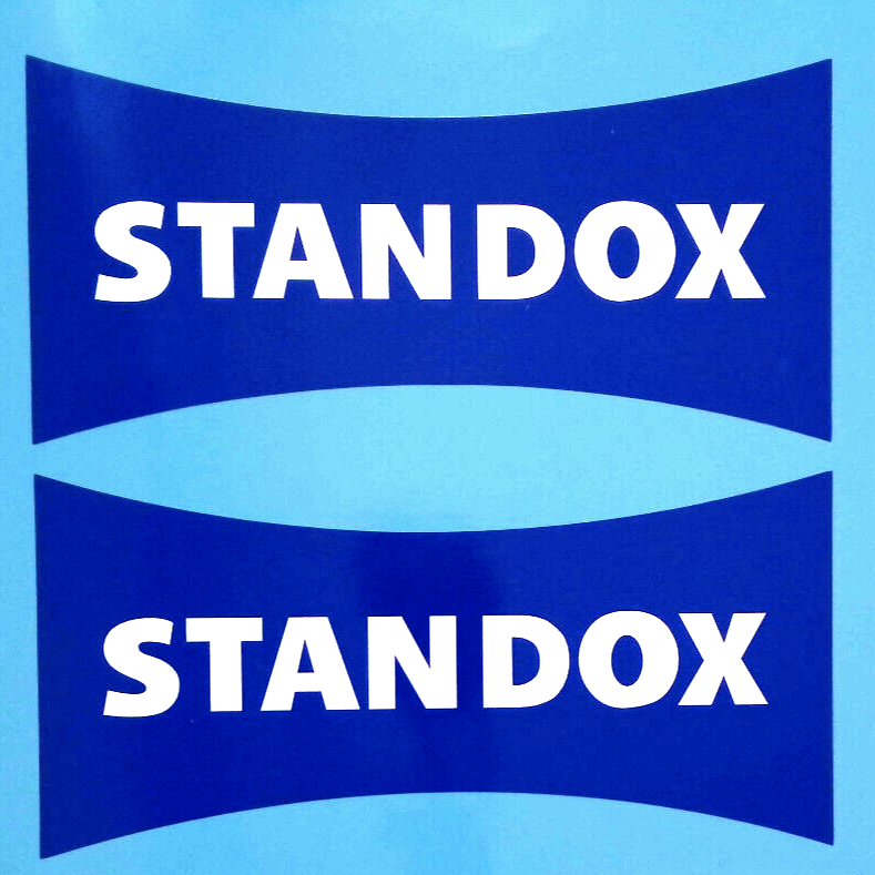 Standox Spray Gun Paint Booth Workshop Vinyl Stickers 140mm