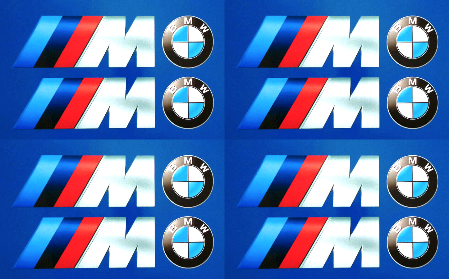 Bmw Car Badge Side Skirt Mirror Decal Vinyl Stickers