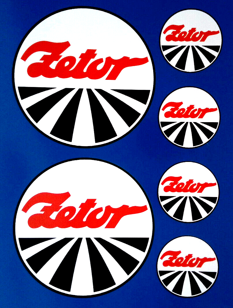 Zetor Tractor Vinyl Stickers X6 Farming Harvester