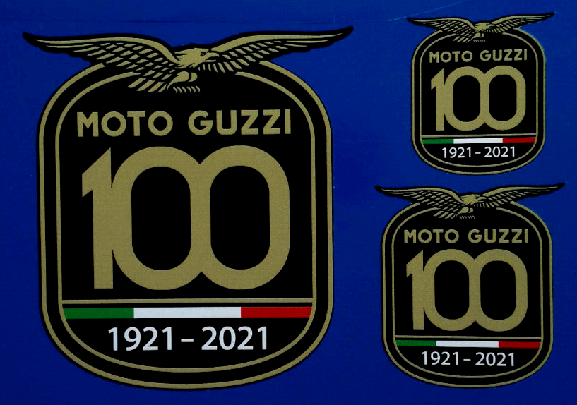 Moto Guzzi 1921-2021 Racing Classic Motorcycle Vinyl Stickers