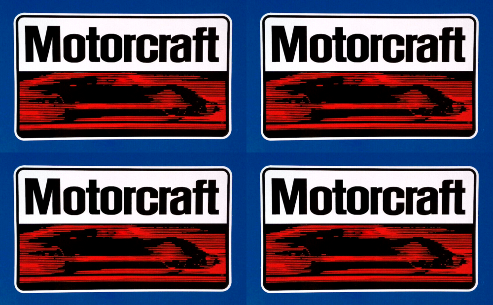 Motorcraft Ford Car Parts Motorsport Vinyl Stickers 100mm