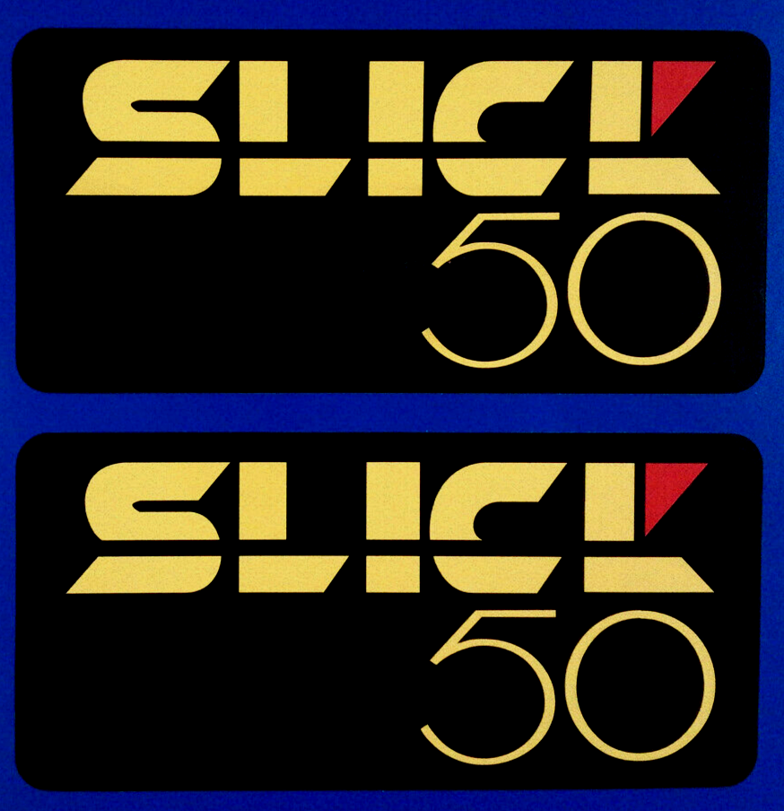 Slick 50 Motor Oil Car Race Rally Vinyl Stickers 150mm