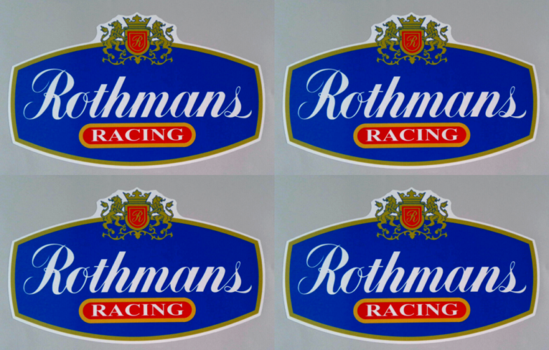 Rothmans Racing Car Rally Motorsport Vinyl Stickers 150mm