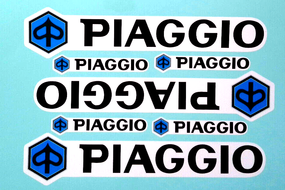 Piaggio Vespa Scooter Motorbike Mod Decal Vinyl Stickers