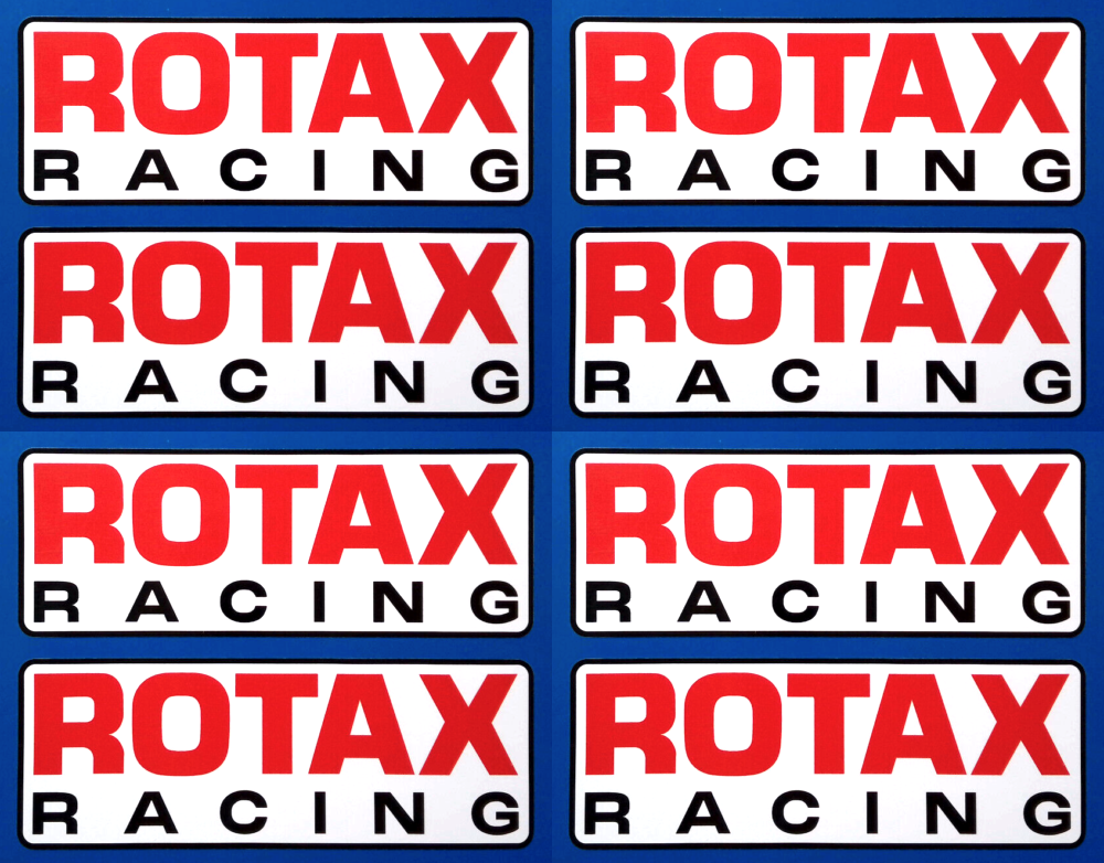 Rotax Racing Motorsport Karting Helmet Vinyl Stickers