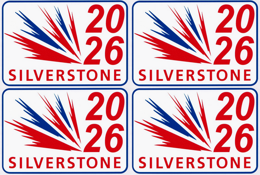 Silverstone 2026 grand prix racing formula 1 F1 stickers 145mm