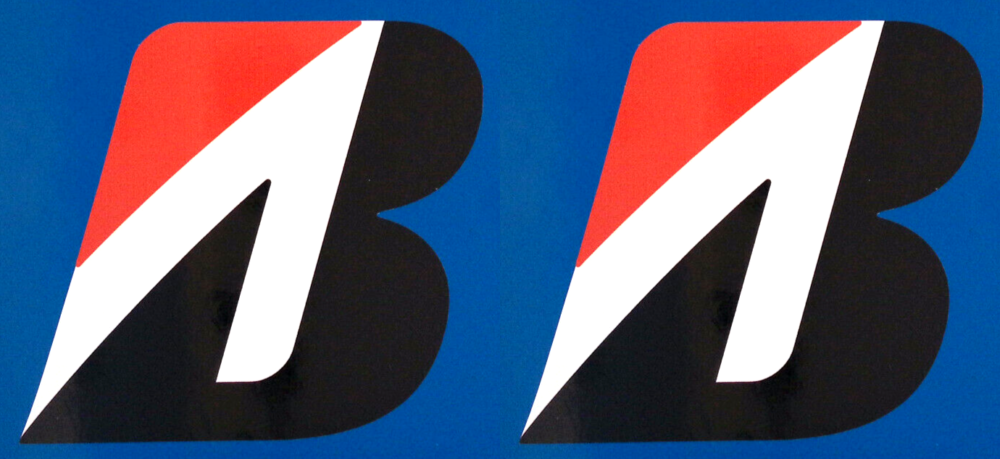 Bridgestone Tyres Logo  Vinyl Stickers 100mm